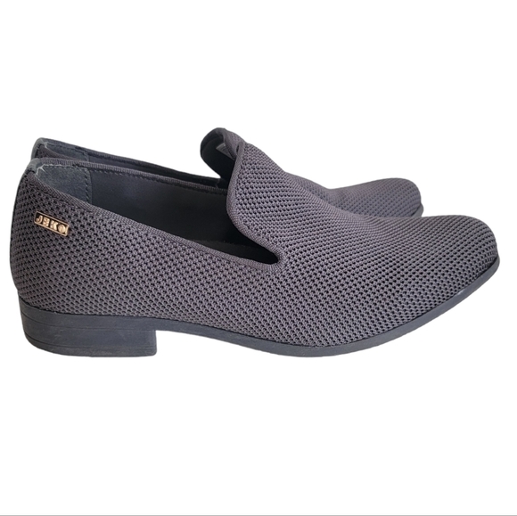 Men's Jeko Dark Gray Mesh Slip-On Loafers Driving Shoes Size 6 - Picture 2 of 9